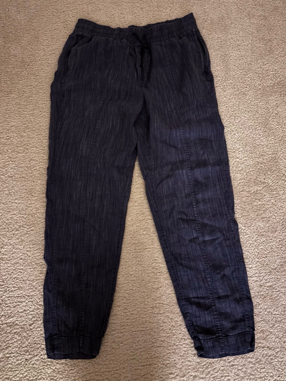 Athleta Blue/grey linen pants - M